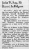 Ray, John Wilmer (1900 - 1950) - [OBITUARY] 1950 Corsicana Daily Sun.jpg