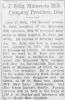 Selig, Leon Joseph (1882 - 1922) - [OBITUARY] Minneapolis Star Tribune 5-12-1922.jpg